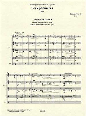 François Morel: Les éphémères (Horn/Tuba): Cor d'Harmonie (Ensemble)