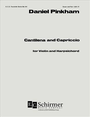 Daniel Pinkham: Cantilena and Capriccio: Violon et Accomp.