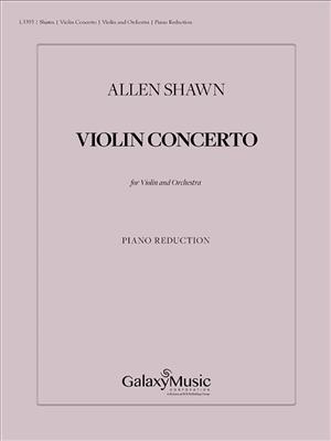 Allen Shawn: Violin Concerto: Orchestre et Solo