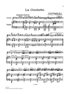 Niccolò Paganini: La Clochette: Violon et Accomp.