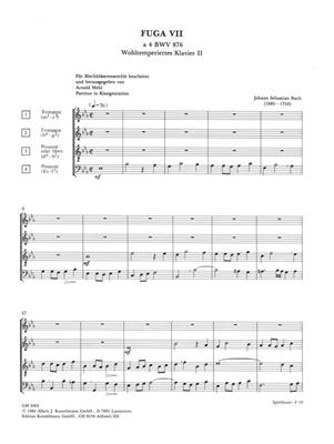 Johann Sebastian Bach: Fuga Vii: Ensemble de Cuivres