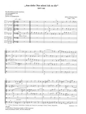 Johann Sebastian Bach: Aus Tiefer Not Schrei Ich Zu Dir: Ensemble de Cuivres