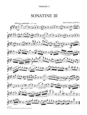 Franz Lachner: Sonatine 3 Für 3 Violinen: Trio de Cordes