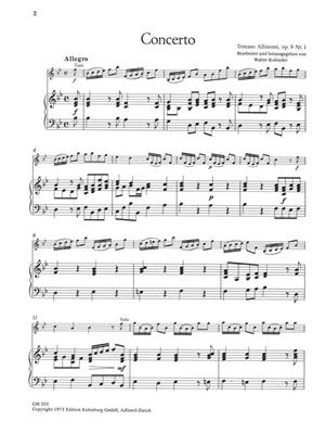 Tomaso Albinoni: Concerto Op. 9-1: Violon et Accomp.