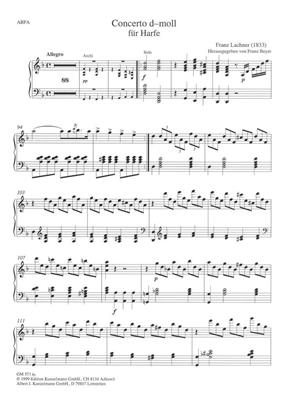 Franz Lachner: Concerto Für Harfe und Orchester: Solo pour Harpe