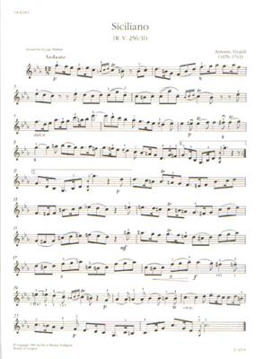 Antonio Vivaldi: Siciliano RV 256-II: Violon et Accomp.
