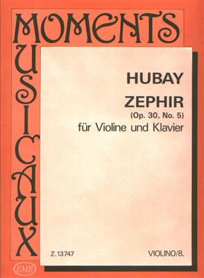 Jeno Hubay: Zephir op. 30, No. 5: Violon et Accomp.