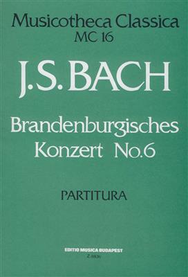 Johann Sebastian Bach: Brandenburgisches Konzert No. 6 MC 16: Orchestre de Chambre