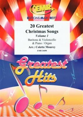 20 Greatest Christmas Songs Vol. 1: (Arr. Colette Mourey): Chant et Autres Accomp.