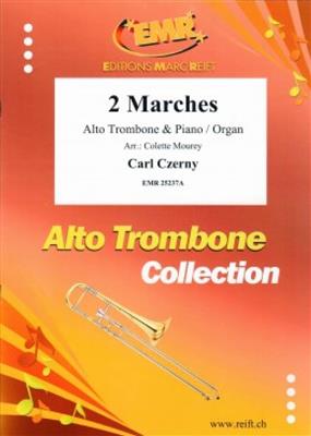 Carl Czerny: 2 Marches: (Arr. Colette Mourey): Trombone et Accomp.
