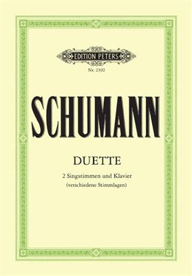 Robert Schumann: 34 Vocal Duets: Solo pour Chant