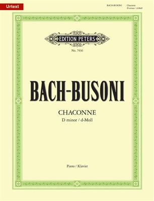 Johann Sebastian Bach: Chaconne In D Minor BWV 1004 For Piano: Solo de Piano