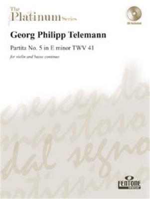 Georg Philipp Telemann: Partita No. 5 in E minor TWV 41: Solo pour Violons