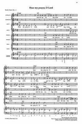 Henry Purcell: Five Anthems: Chœur Mixte et Accomp.