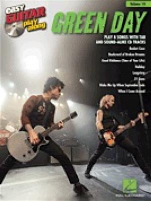 Green Day: Green Day Easy Guitar Play-Along Vol.10: Solo pour Guitare