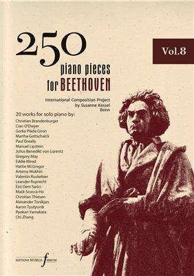 250 Piano Pieces For Beethoven - Vol. 8: Solo de Piano