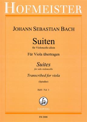 Johann Sebastian Bach: Suiten fur Violoncello - Heft 1: Solo pour Alto
