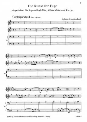 Johann Sebastian Bach: Die Kunst der Fuge: (Arr. Petri): Vents (Ensemble)