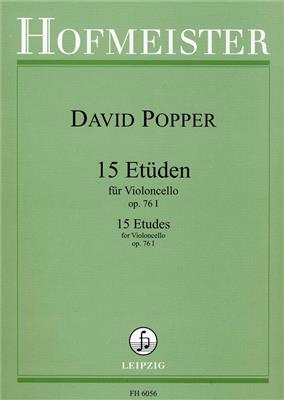 David Popper: 15 Etuden, op. 76 I (Schulz): Solo pour Violoncelle