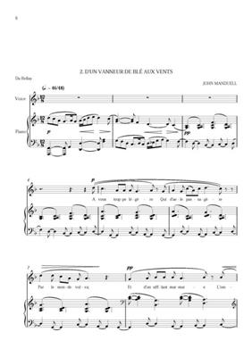 John Manduell: Trois Chansons de la Renaissance: Chant et Piano