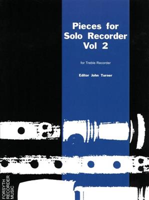 Vol.2 Pieces for Solo Recorder: (Arr. John Turner): Flûte à Bec