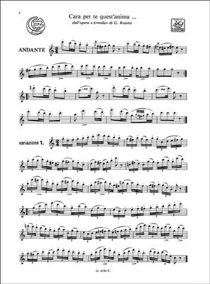 Saverio Mercadante: Dieci Arie Variate (10): Solo pour Flûte Traversière