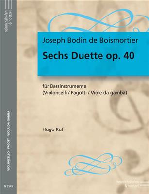 Joseph Bodin de Boismortier: Sechs Duette Op.40: Solo pour Violoncelle
