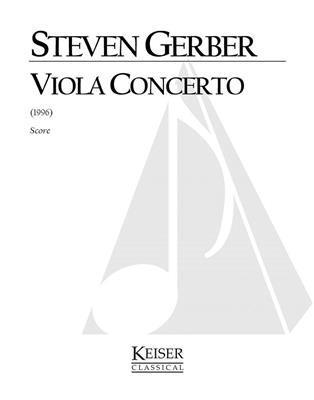 Steven R. Gerber: Viola Concerto: Solo pour Alto