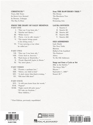 Concert Songs - Volume 2 (2001-2012): Solo pour Chant