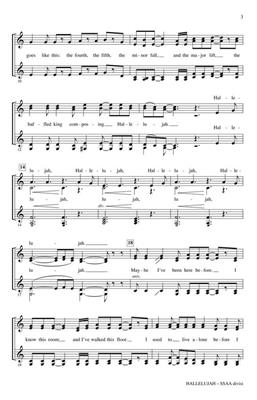 Leonard Cohen: Hallelujah - SSAA a Cappella: (Arr. Mark Brymer): Voix Hautes A Cappella