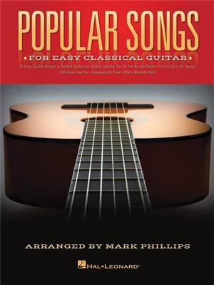 Popular Songs: (Arr. Mark Phillips): Solo pour Guitare