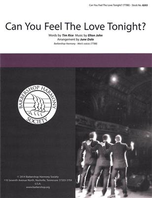 Can You Feel the Love Tonight?: (Arr. June Dale): Voix Basses A Capella