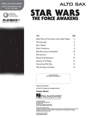 Star Wars: The Force Awakens - Alto Saxophone: Saxophone Alto