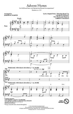 Christy Nockels: Advent Hymn: (Arr. Joseph M. Martin): Chœur Mixte et Accomp.