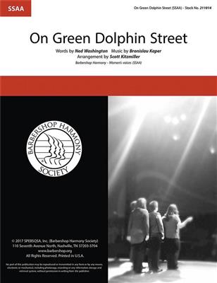 Bronislaw Kaper: On Green Dolphin Street: (Arr. Scott Kitzmiller): Voix Hautes A Cappella