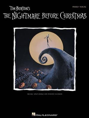 Tim Burton's The Nightmare Before Christmas: Piano, Voix & Guitare