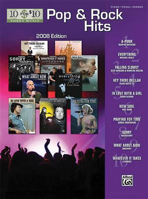 Pop & Rock Hits (2008 Edition): Piano, Voix & Guitare