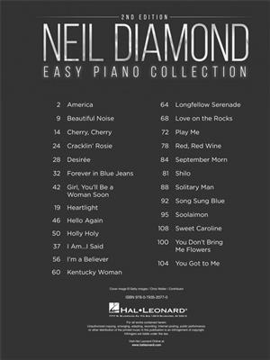 Neil Diamond: Neil Diamond - Easy Piano Collection - 2nd Edition: Piano Facile