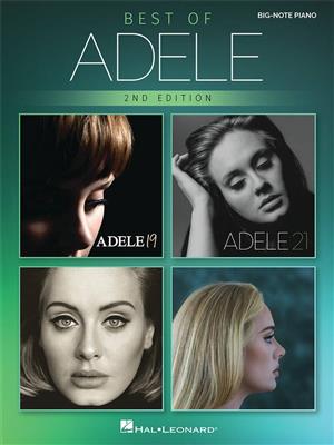 Adele: Best of Adele for Big-Note Piano - 2nd Edition: Solo de Piano