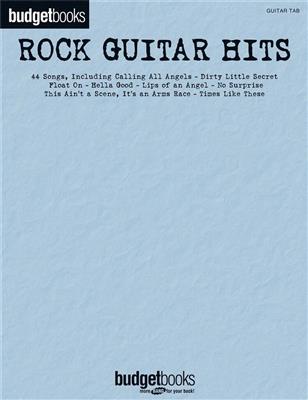 Rock Guitar Hits - Budget Book: Solo pour Guitare