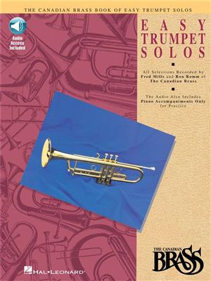 The Canadian Brass: Canadian Brass Book of Easy Trumpet Solos: (Arr. Fred Mills): Solo de Trompette