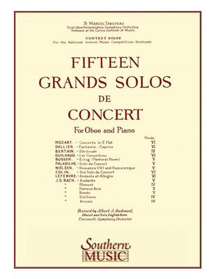 15 (fifteen) Grands Solos De Concert +usa-only+: (Arr. Albert Andraud): Solo de Piano