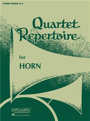 Quartet Repertoire for Horn: Cor d'Harmonie (Ensemble)