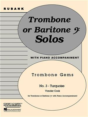 H.A. VanderCook: Turquoise (Trombone Gems No. 3): Trombone et Accomp.