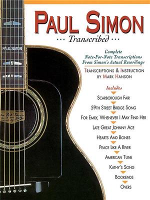 Paul Simon: Paul Simon - Transcribed: Solo pour Guitare