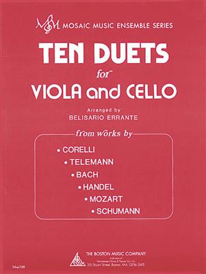 Ten Duets for Viola and Cello: (Arr. Belisario Errante): Duo pour Cordes Mixte