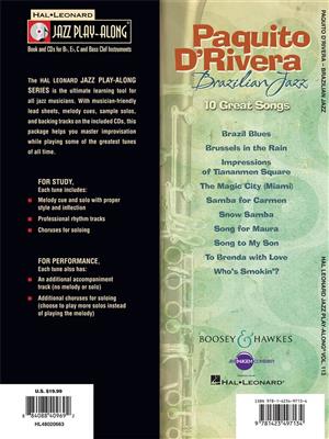 Paquito D'Rivera: Paquito D'Rivera - Brazilian Jazz: Autres Variations