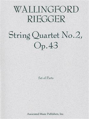 Wallingford Riegger: String Quartet No. 2, Op. 43: Quatuor à Cordes