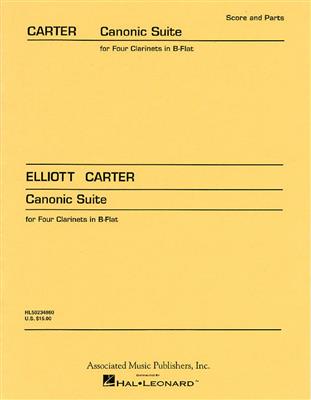 Elliott Carter: Canonic Suite: Clarinettes (Ensemble)