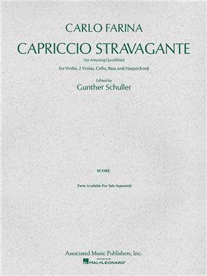 Carlo Farina: Capriccio Stravagante (An Amusing Quodlibet): (Arr. Gunther Schuller): Orchestre à Cordes